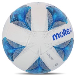 М'яч для футболу Molten F5A1000 біло-синій (розмір 5) М'яч для футболу Molten F5A1000 біло-синій (розмір 5)