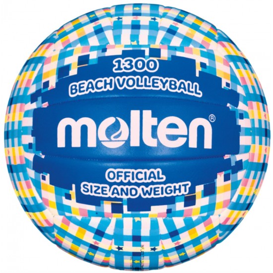 Волейбольний м'яч Molten V5B1300-CB (для пляжного волейболу) +подарунок