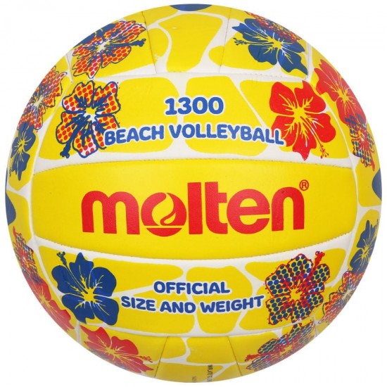 Волейбольний м'яч Molten V5B1300-FY (для пляжного волейболу) +подарунок